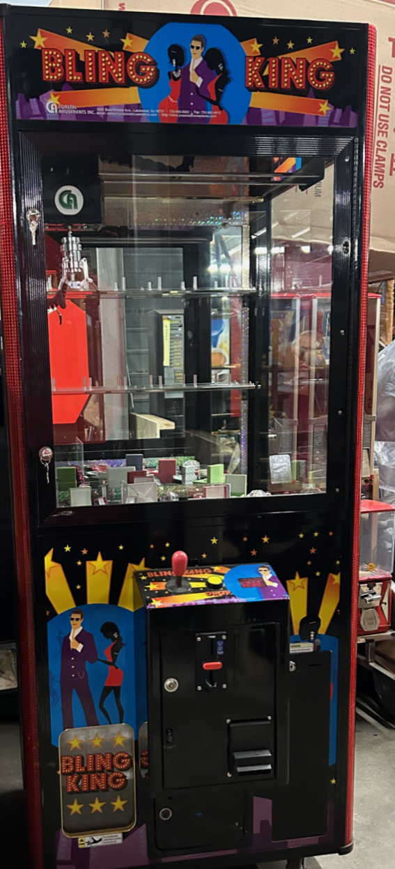 COASTAL AMUSEMENTS BLING KING Crane Arcade Game for sale! COINOP